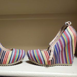Beautiful colorful wedges